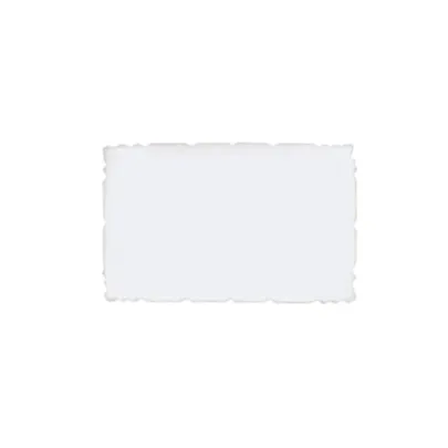 Customisable white plaque