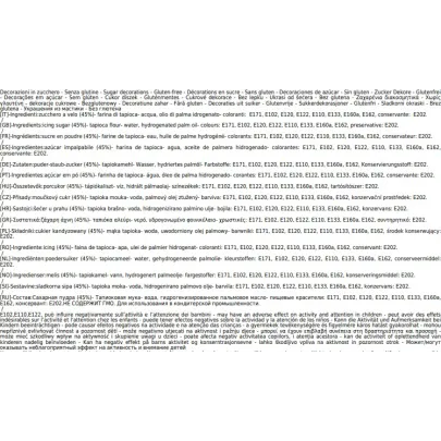 120 anémonas perladas de azúcar surtidas para decorar tartas