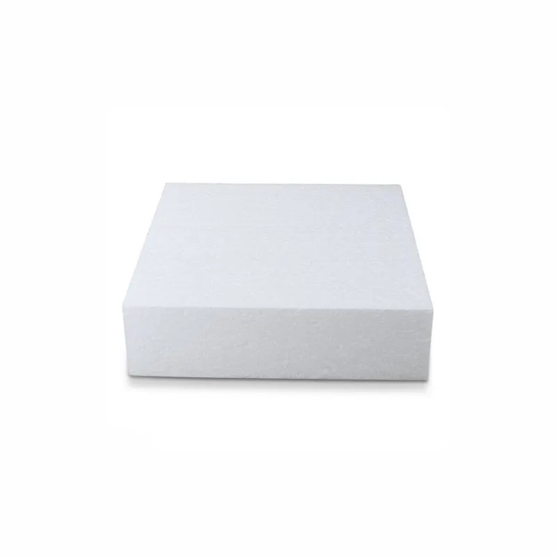 White Square Polystyrene Base, 10 x 10 x 5 cm, for Wedding Cakes and Decorations White Square Polystyrene Base, 10 x 10 x 5 cm, for Wedding Cakes and Decorations