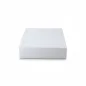 Base cuadrada de poliestireno blanca de 10 x 10 x 5 cm para tartas de boda y decoraciones Base cuadrada de poliestireno blanca de 10 x 10 x 5 cm para tartas de boda y decoraciones
