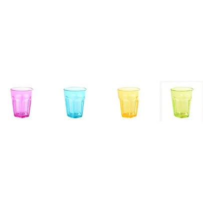 Bunter Plastikbecher, 60 ml, für Feiern, Buffets und Einzelportionen