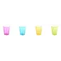 Bunter Plastikbecher, 60 ml, für Feiern, Buffets und Einzelportionen Bunter Plastikbecher, 60 ml, für Feiern, Buffets und Einzelportionen