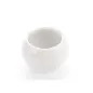Monoporzione Bicchiere in Ceramica Bianca 140 ml per Dessert e Dolci Morbidi
