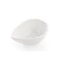120 ml White Ceramic Teardrop-Shaped Single-Serving Dish for Desserts and Soft Pastries