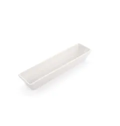 Längliches Keramiktablett für Einzelportion 190 ml