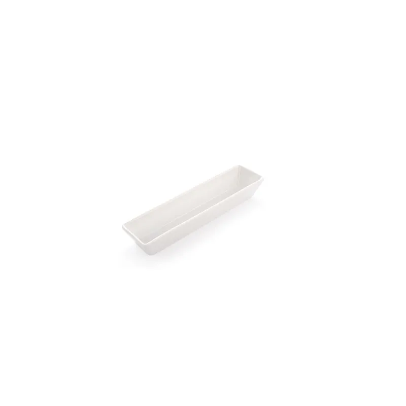 Elongated Ceramic Tray for Single Servings, 190 ml – 21.3 x 5.3 cm Elongated Ceramic Tray for Single Servings, 190 ml – 21.3 x 5.3 cm