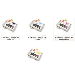 Cartuchos para impresora alimentaria Decojet A4 en varios colores