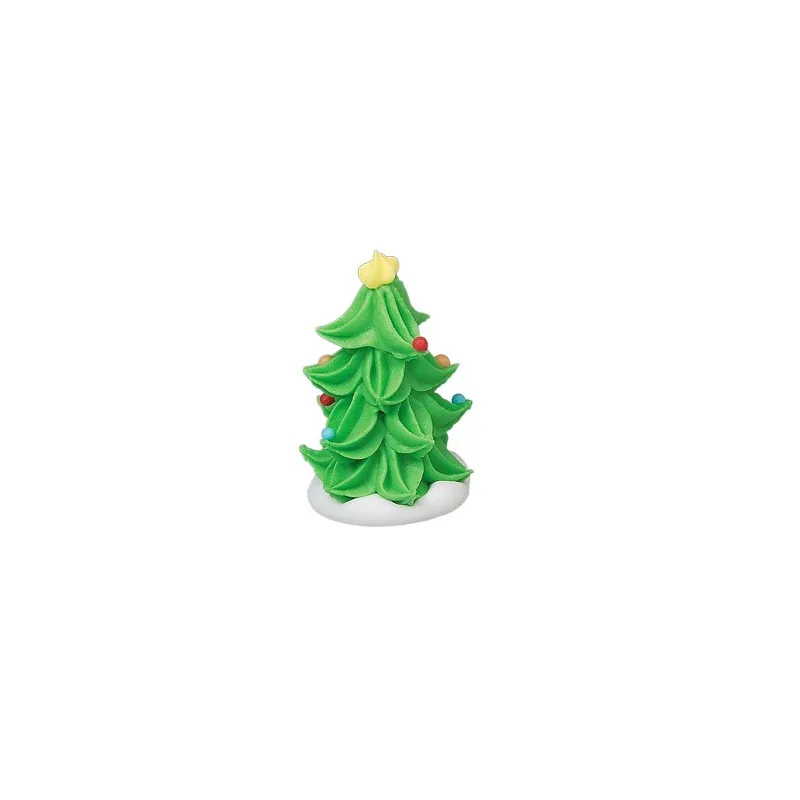 Pino di Zucchero 3D da 4 cm per Decorazioni Natalizie Pino di Zucchero 3D da 4 cm per Decorazioni Natalizie