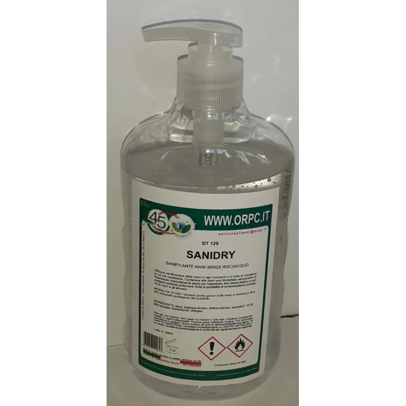 500 ml No-Rinse Sanitising Hand Gel 500 ml No-Rinse Sanitising Hand Gel