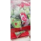 Ruban de Noël vert avec des rennes, en acétate et tissu, pour gâteaux, 4 cm