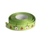 Green Reindeer Christmas Cake Decorating Ribbon in Acetate and Fabric, 4 cm