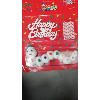 Candeline Bruco per Torte di Compleanno e Decorazioni Dolci