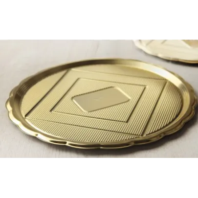Nuovo Medoro gold cake tray