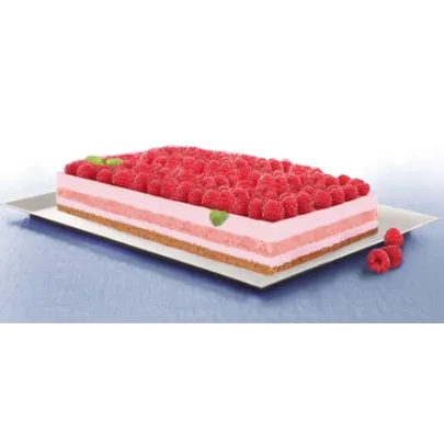 White rectangular lace-edged tray in assorted sizes