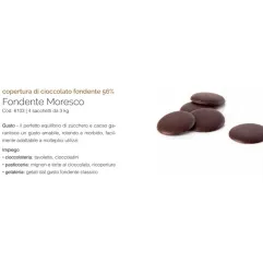 3 kg Medagliette di cioccolata fondente 56%