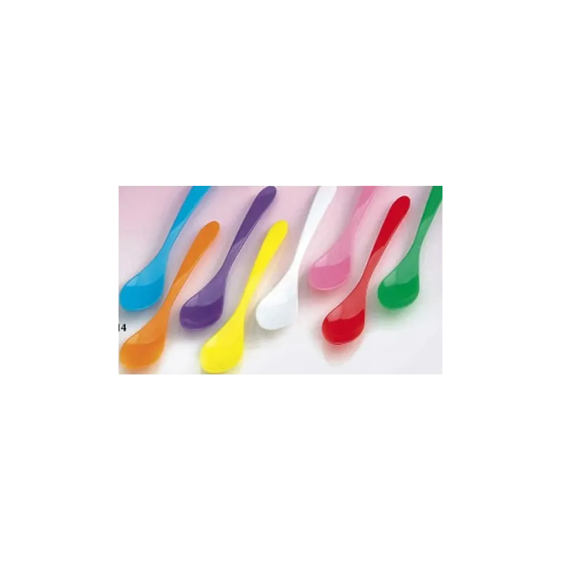 Cuillères à glace biodégradables, courbées et colorées, 14 cm, 1 kg Cuillères à glace biodégradables, courbées et colorées, 14 cm, 1 kg