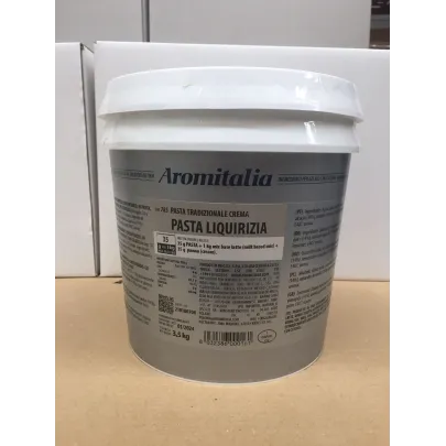 Paste per Gelato base latte gusto Liquirizia