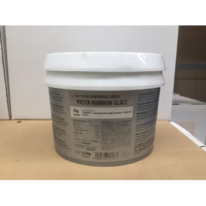 Paste per Gelato base latte gusto Marron Glace'