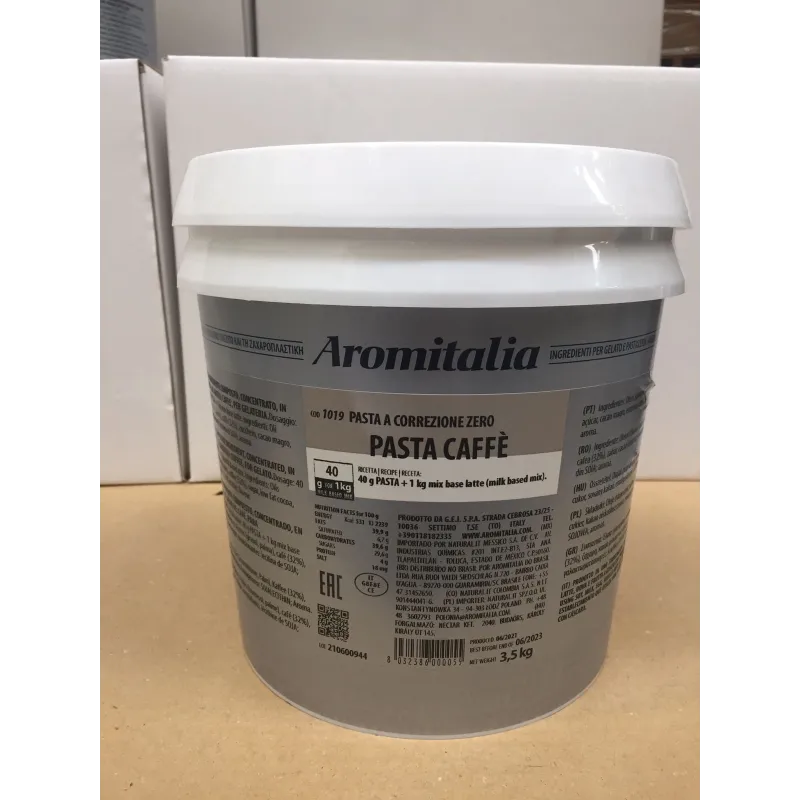 3.5 kg coffee paste for milk-based ice cream 3.5 kg coffee paste for milk-based ice cream