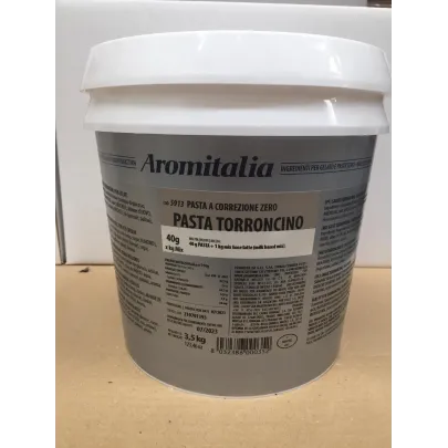 Pasta para helado sabor turrón