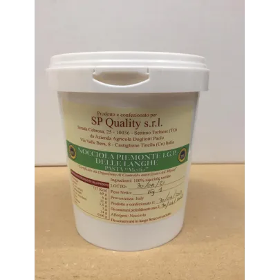 1 kg de pasta de avellanas de las Langhe, tostado medio