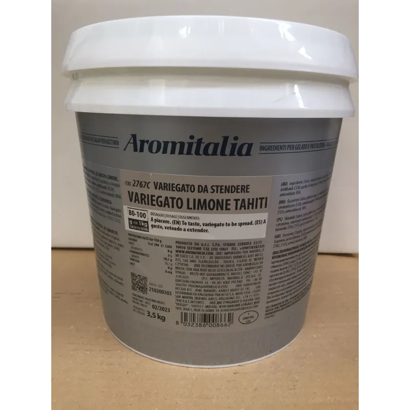 Variegato per gelato al Limone Tahiti 3.5 KG Variegato per gelato al Limone Tahiti 3.5 KG
