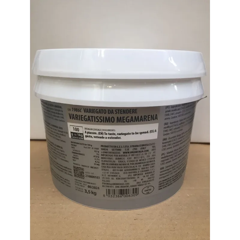 Variegato per gelato Megamarena 3.5 kg Variegato per gelato Megamarena 3.5 kg