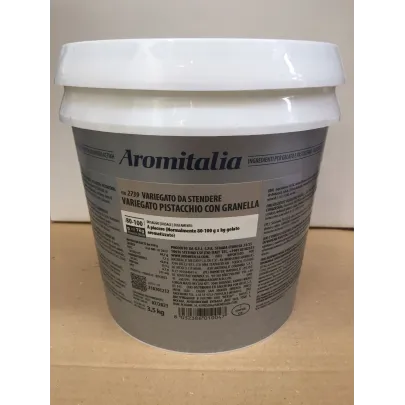Variegato per gelato al Pistacchio con granella