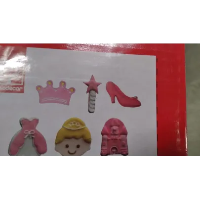 6 cm Flat Sugar Princesses – Set of 6