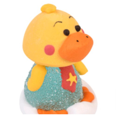 Small ducks in sugar and gelatin 3d