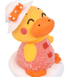3D-Enten aus Zucker und Gelatine, 4,5 cm