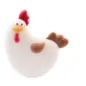 Gallo e Gallina in Zucchero 3D per Decorazioni 4 cm