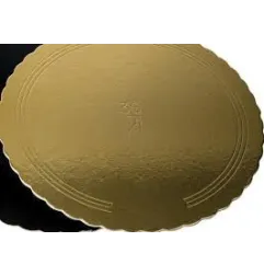 Dischi Spessi in Cartone Oro per Torte 5 kg