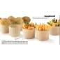 Backförmchen für Frittiertes oder Panettoncini, 60 Stück Backförmchen für Frittiertes oder Panettoncini, 60 Stück