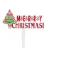Bastoncini in Plastica Merry Christmas Bastoncini in Plastica Merry Christmas