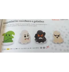 Fantasmas de azúcar de Halloween, 3,5 cm