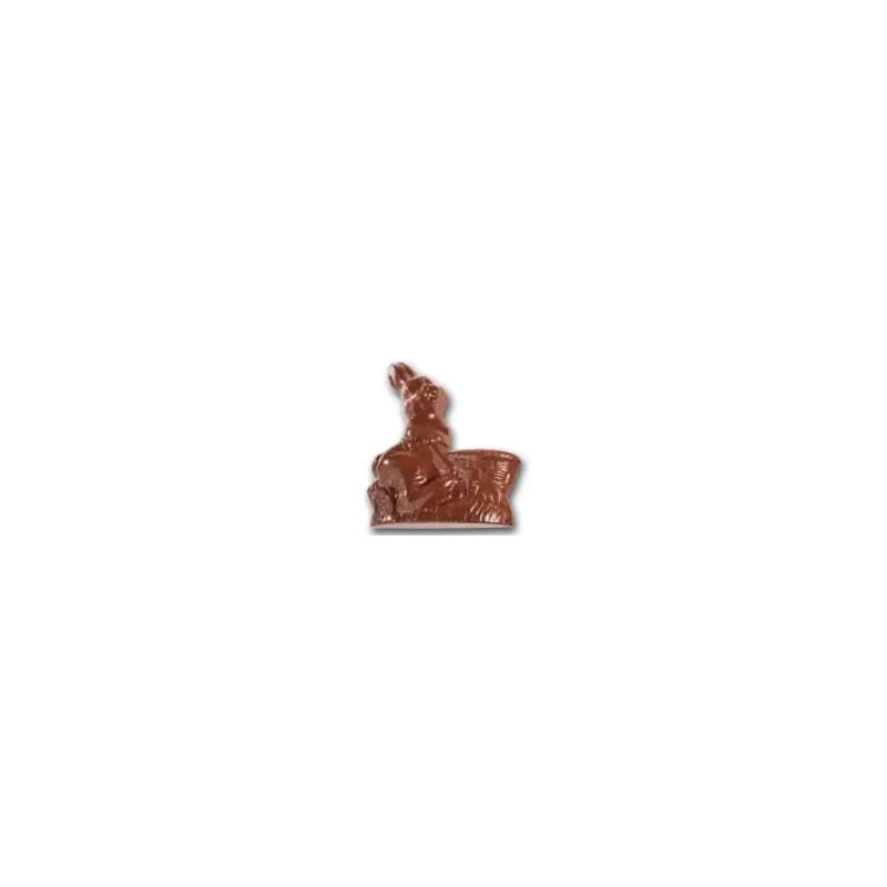 Stampo Coniglio con Carriola in Cioccolato Policarbonato Stampo Coniglio con Carriola in Cioccolato Policarbonato