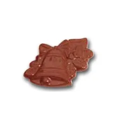 Bell-and-holly chocolate mould