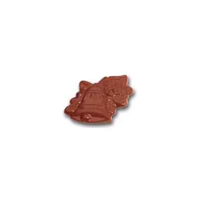 Molde para chocolate con campana y acebo