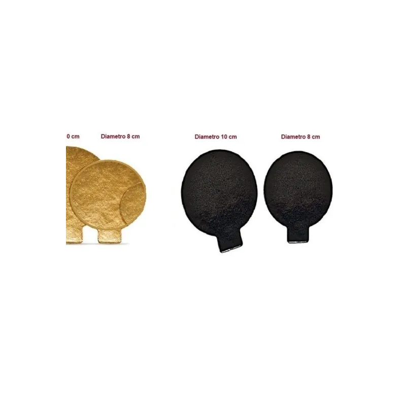 Disques en carton doré/noir, Ø 10 cm – 200 pièces Disques en carton doré/noir, Ø 10 cm – 200 pièces