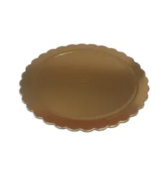 Base sottotorta oro bordo Festonato ondulato varie misure
