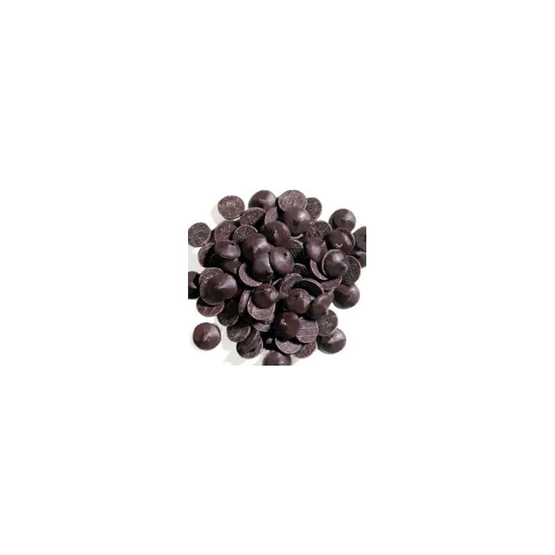 Chocolate de cobertura negro al 73 % de Ecuador, 12 kg, en moneditas Chocolate de cobertura negro al 73 % de Ecuador, 12 kg, en moneditas