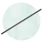 Black Bio Bubble Paper Straws, 21/12, 500 pcs, for Bars and Clubs