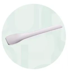 1 kg beige compostable Bio spoons, 10 cm