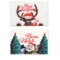 ‘Merry Christmas’ Sugar-Decorated Card for Panettone, Pandoro and Sweets
