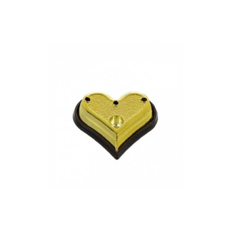 Bases de corazón doradas para números de tartas. Paquete de 100 unidades. Soportes decorativos para diseño de tartas Bases de corazón doradas para números de tartas. Paquete de 100 unidades. Soportes decorativos para diseño de tartas