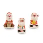 Babbo Natale Nasone in Gelatina e Zucchero H 6 cm Decorazione Natalizia per Dolci