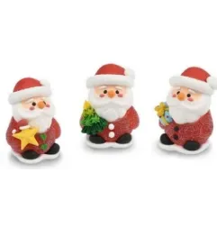Chubby Santa Claus in gelatin and sugar H.5,5