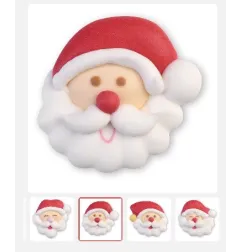 Faccine di Babbo Natale in Zucchero