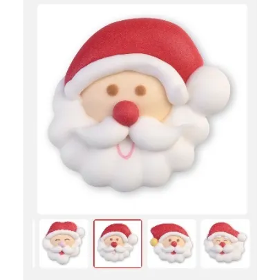 Faccine di Babbo Natale in Zucchero